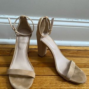 Aldo block heels with ankle strap